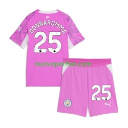 Maglie da Calcio Manchester City Gianluigi Donnarumma Portiere Bambino Trasferta Tenuta 2026-2027 Maniche Corte