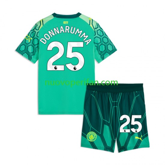 Maglie da Calcio Manchester City Gianluigi Donnarumma Portiere Bambino Prima Tenuta 2026-2027 Maniche Corte