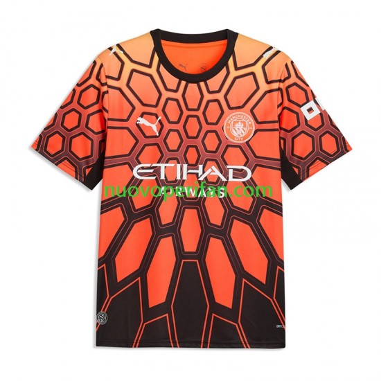 Maglie da Calcio Manchester City Gianluigi Donnarumma Portiere Bambino Alternativa Tenuta 2026-2027 Maniche Corte