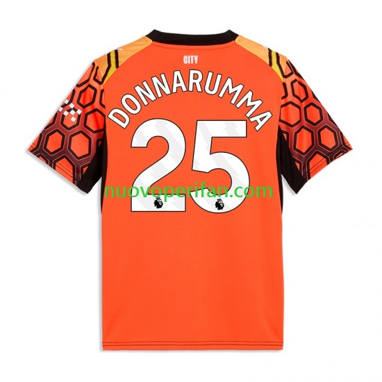 Maglie da Calcio Manchester City Gianluigi Donnarumma Portiere Uomo Alternativa Tenuta 2026-2027 Maniche Corte