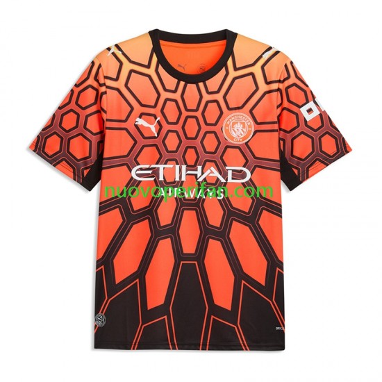 Maglie da Calcio Manchester City Gianluigi Donnarumma Portiere Uomo Alternativa Tenuta 2026-2027 Maniche Corte