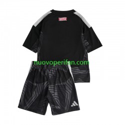 Maglie da Calcio Manchester United Portiere Bambino Prima Tenuta 2026-2027 Maniche Corte