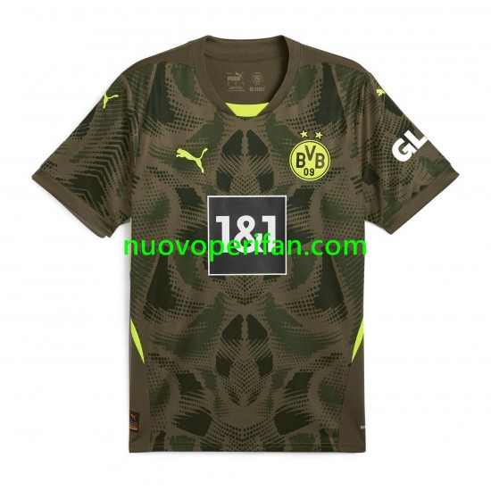 Maglie da Calcio Borussia Dortmund Portiere Uomo Prima Tenuta 2024-2025 Maniche Corte