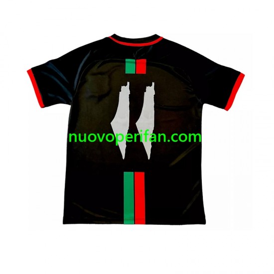 Maglie da Calcio Club Deportivo Palestino Center Stripre Uomo Prima Tenuta 2024-2025 Maniche Corte