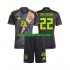 Maglie da Calcio Germania Ter Stegen 22 Portiere Bambino Prima Tenuta Euro 2024 Maniche Corte