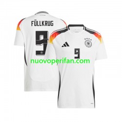Maglie da Calcio Germania Niclas Fullkrug 9 Uomo Prima Tenuta Euro 2024 Maniche Corte