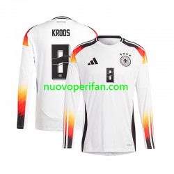 Maglie da Calcio Germania Toni Kroos 8 Uomo Prima Tenuta Euro 2024 Maniche Lunghe