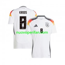 Maglie da Calcio Germania Toni Kroos 8 Uomo Prima Tenuta Euro 2024 Maniche Corte