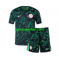 Maglie da Calcio Nigeria Bambino Trasferta Tenuta 2024 Maniche Corte