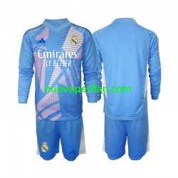 Maglie da Calcio Real Madrid Portiere Bambino Prima Tenuta 2024-2025 Maniche Lunghe