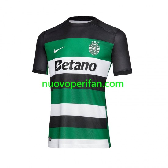 Maglie da Calcio Sporting CP Uomo Prima Tenuta 2024-2025 Maniche Corte