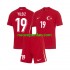 Maglie da Calcio Turchia Kenan Yıldız 19 Bambino Trasferta Tenuta Euro 2024 Maniche Corte