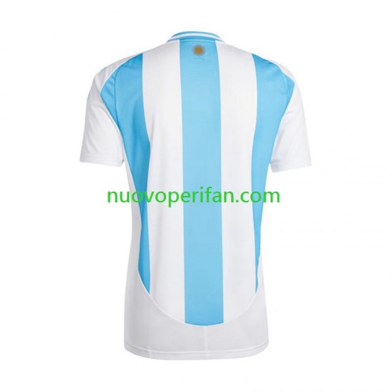 Maglie da Calcio Argentina Copa America Uomo Prima Tenuta 2024 Maniche Corte