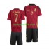 Maglie da Calcio Belgio De Bruyne 7 Bambino Prima Tenuta Euro 2024 Maniche Corte