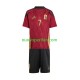 Maglie da Calcio Belgio De Bruyne 7 Bambino Prima Tenuta Euro 2024 Maniche Corte