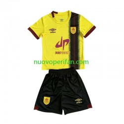 Maglie da Calcio Burnley Bambino Trasferta Tenuta 2023-2024 Maniche Corte
