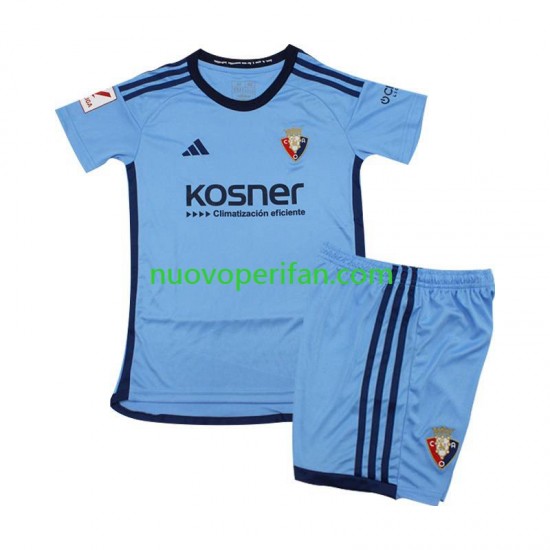 Maglie da Calcio CA Osasuna Bambino Trasferta Tenuta 2023-2024 Maniche Corte
