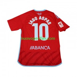 Maglie da Calcio Celta de Vigo Iago Aspas 10 Uomo Trasferta Tenuta 2023-2024 Maniche Corte
