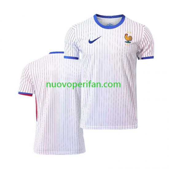 Maglie da Calcio Francia Uomo Trasferta Tenuta Euro 2024 Maniche Corte