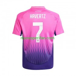 Maglie da Calcio Germania Havertz 7 Uomo Trasferta Tenuta Euro 2024 Maniche Corte