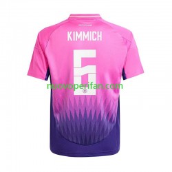 Maglie da Calcio Germania Kimmich 6 Uomo Trasferta Tenuta Euro 2024 Maniche Corte