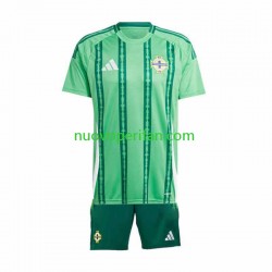 Maglie da Calcio Irlanda Del Nord Bambino Prima Tenuta 2024 Maniche Corte