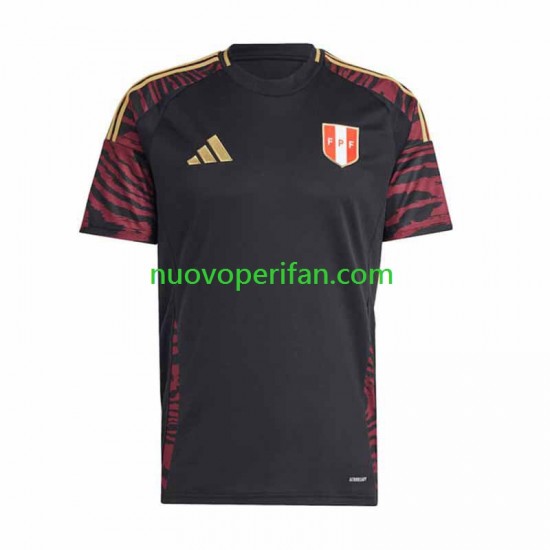 Maglie da Calcio Perù Copa America Uomo Trasferta Tenuta 2024 Maniche Corte