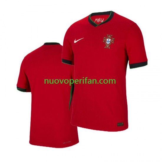 Maglie da Calcio Portogallo Uomo Prima Tenuta Euro 2024 Maniche Corte