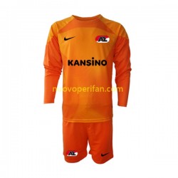 Maglie da Calcio AZ Alkmaar Portiere Bambino Alternativa Tenuta 2022-2023 Maniche Lunghe