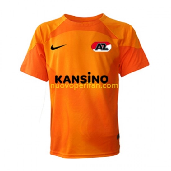 Maglie da Calcio AZ Alkmaar Portiere Uomo Alternativa Tenuta 2022-2023 Maniche Corte