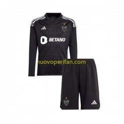 Maglie da Calcio Atletico Mineiro Portiere Bambino Prima Tenuta 2023 Maniche Lunghe
