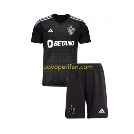 Maglie da Calcio Atletico Mineiro Portiere Bambino Prima Tenuta 2023 Maniche Corte