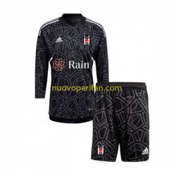 Maglie da Calcio Besiktas Portiere Bambino Trasferta Tenuta 2022-2023 Maniche Lunghe