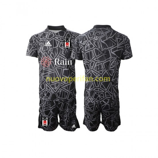 Maglie da Calcio Besiktas Portiere Bambino Trasferta Tenuta 2022-2023 Maniche Corte
