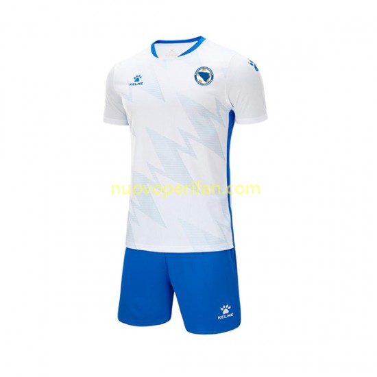 Maglie da Calcio Bosnia Erzegovina Bambino Trasferta Tenuta 2023 Maniche Corte