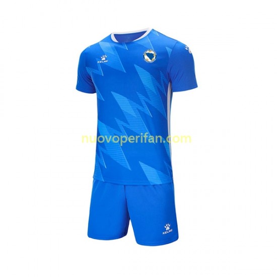 Maglie da Calcio Bosnia Erzegovina Bambino Prima Tenuta 2023 Maniche Corte