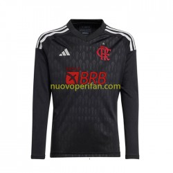 Maglie da Calcio CR Flamengo Portiere Uomo Trasferta Tenuta 2023-2024 Maniche Lunghe