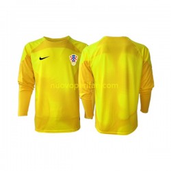 Maglie da Calcio Croazia Portiere Uomo Prima Tenuta Mondiali 2022 Maniche Lunghe