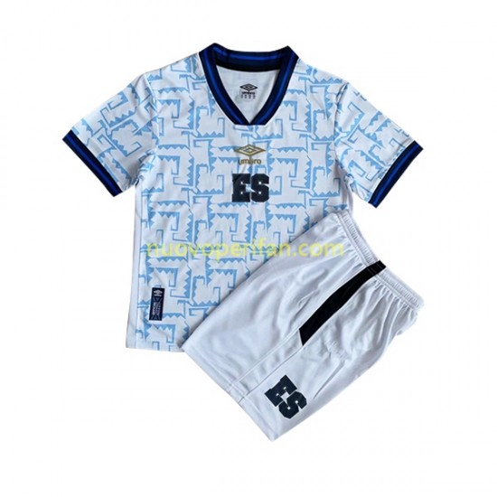 Maglie da Calcio EL Salvador Bambino Trasferta Tenuta 2023 Maniche Corte