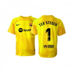 Maglie da Calcio FC Barcelona Ter Stegen 1 Portiere Uomo Quarta Tenuta 2022-2023 Maniche Corte