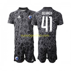 Maglie da Calcio FC Copenhagen Andreas Dithmer 41 Portiere Bambino Prima Tenuta 2022-2023 Maniche Corte