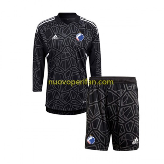 Maglie da Calcio FC Copenhagen Portiere Bambino Prima Tenuta 2022-2023 Maniche Lunghe