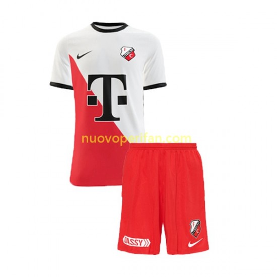 Maglie da Calcio FC Utrecht Bambino Prima Tenuta 2022-2023 Maniche Corte