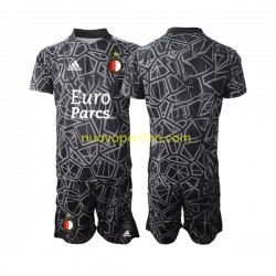 Maglie da Calcio Feyenoord Rotterdam Portiere Bambino Quarta Tenuta 2022-2023 Maniche Corte