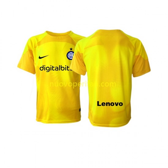 Maglie da Calcio Inter Milan Portiere Uomo Trasferta Tenuta 2022-2023 Maniche Corte