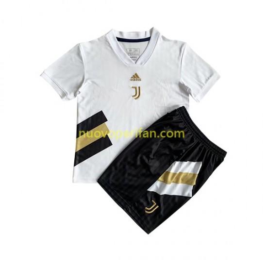 Maglie da Calcio Juventus Icon Retro Bambino Prima Tenuta 2022-2023 Maniche Corte