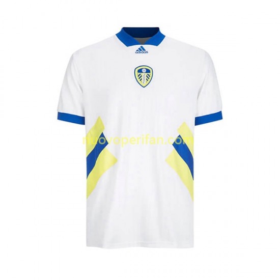 Maglie da Calcio Leeds United Icon Retro Uomo Prima Tenuta 2022-2023 Maniche Corte