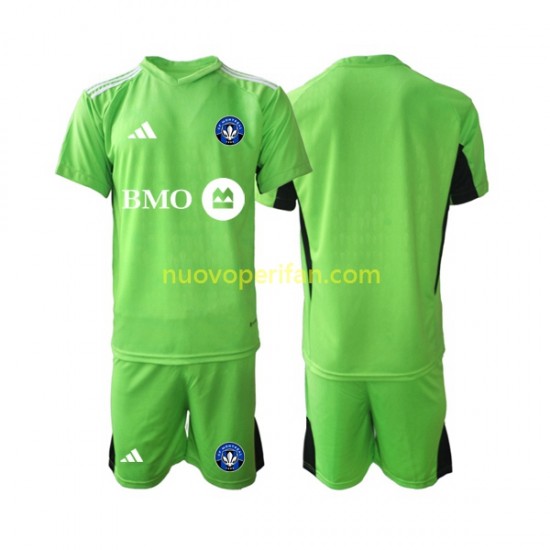 Maglie da Calcio CF Montréal Portiere Bambino Prima Tenuta 2023-2024 Maniche Corte