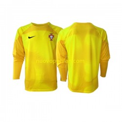 Maglie da Calcio Portogallo Portiere Uomo Prima Tenuta Mondiali 2022 Maniche Lunghe