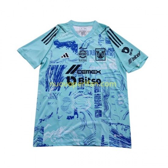 Maglie da Calcio Tigres UANL Earth Day Portiere Uomo Prima Tenuta 2023-2024 Maniche Corte